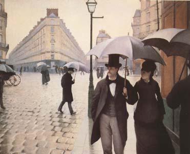 Gustave Caillebotte Paris Street A Rainy Day (mk09) Germany oil painting art